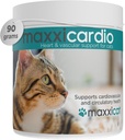 maxxipaws maxxicardio Heart &amp; Cardiovascular Powder Suplemento para gatos, 3.2oz