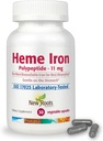 NOTICIAS ROOTS HERBAL Heme Iron Suplemento con vitamina C & B12 para la mejor absorción Silencio Iron Deficiency Apoyo Silencioso Hemoglobin Suplementos Diseñados por los médicos naturopáticos Silencio bajo-FODMAP (30 cápsulas)