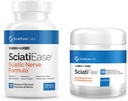 SciatiEase Sciatic Nerve Support Suplemento Sciati Ease y SciatiFlex Bundle con Alpha Palm y Maximum Strength Sciatic Cream con Hemp y Arnica Extract