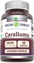 Amazing Fórmulas Caralluma Suplemento  800 Mg Por Serving ← 60 Veggie Capsules ← No Gluten-Free TEN Made in USA