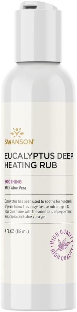 Swanson Eucalyptus DEEP Heating RUB 4 FL OZ