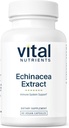 Vital Nutrients Echinacea Extract 1000mg ← Vegan Echinacea Immune Support Supplement TEN Gluten, Dairy, Soy Free ← Non-GMO ← 60 Capsules
