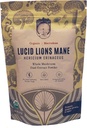 La Mana de León Lucid de Hamilton tóxico Orgánica de Mushroom Extract Powder para la Reparación Sinapsa, Factor de Crecimiento Nerve, Focus, Memory y Concentration TEN High Potency TEN 30% Beta Glucans TEN GF, Non-GMO, Vegan (100g)