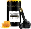 Shilajit Honey Sticks, 30 Sticks - Pure Himalayan Resin, Organic Honey & Saffron for Energy Boost, Immune Support &amp; Vitality, SHILAJIT Honey Sticks for Men &amp; Women