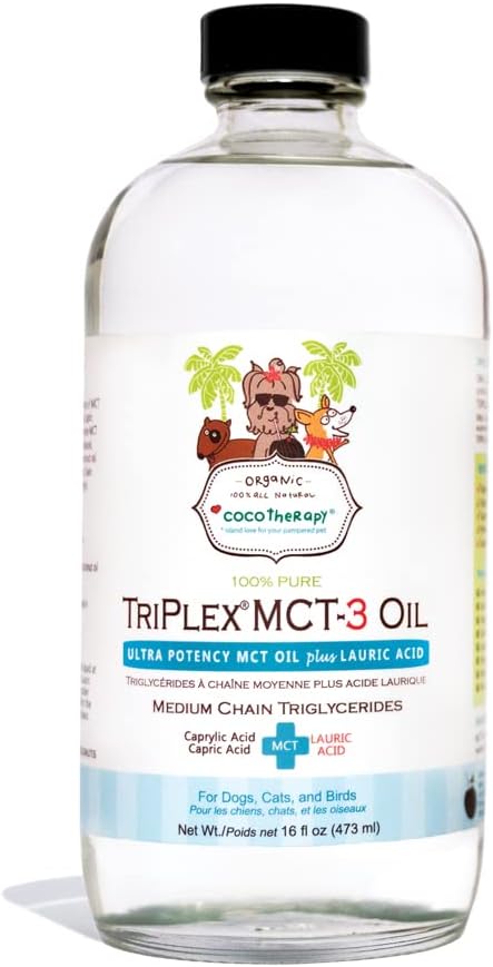 CocoTerapia Triplex MCT-3 Oil, Non-GMO, 100% Puro y Natural, 16 oz.