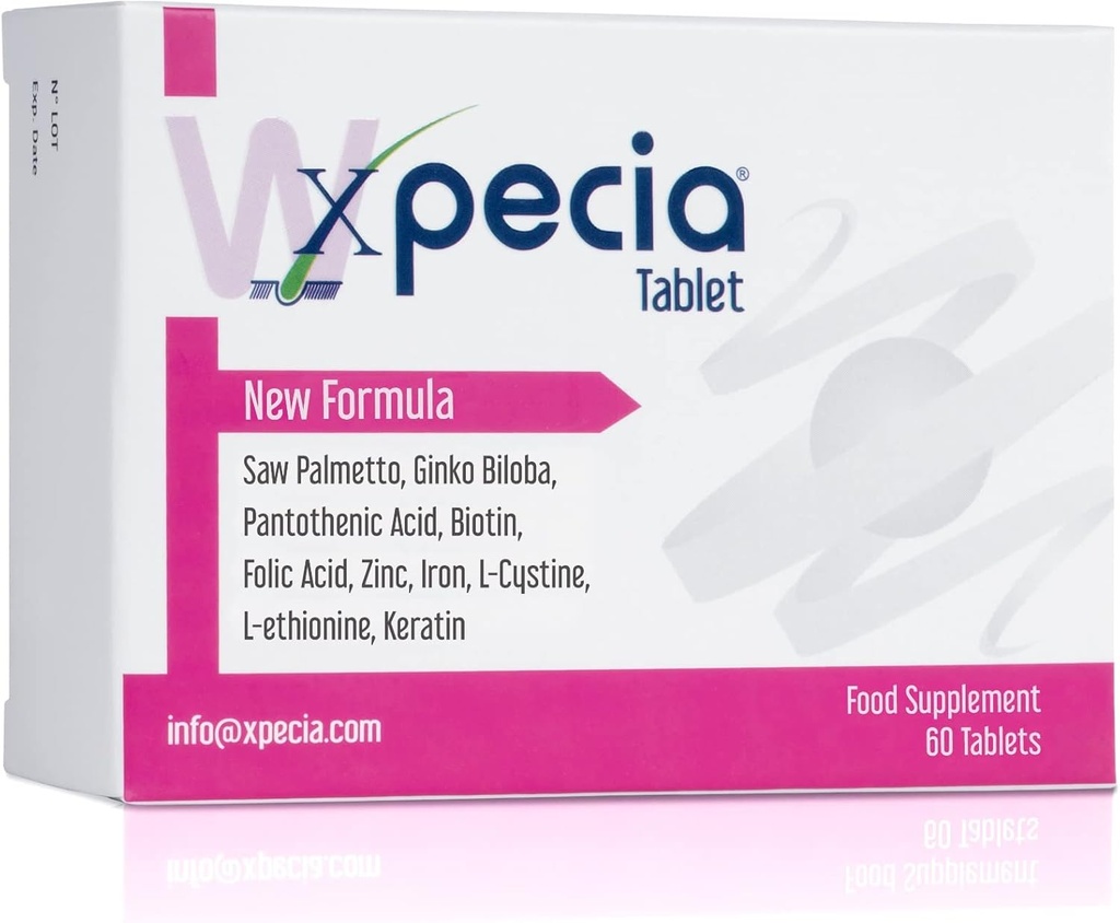 XPECIA FOR WOMEN ANTI HAIR LOSS " DHT BLOCKER " NEW HAIR GROWTH FORMULA (60 Tablets)