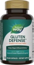 Enzymes Digestivos de la Defensa de la Naturaleza*, ayuda a reducir el trigo " lácteos " , Gluten " Casein Digestive Enzymes*, 120 Vegan Capsules (Paquete May Vary)