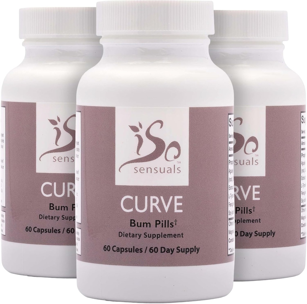 IsoSensuals Curve Butt Enhancement Pills (3 Botellas)