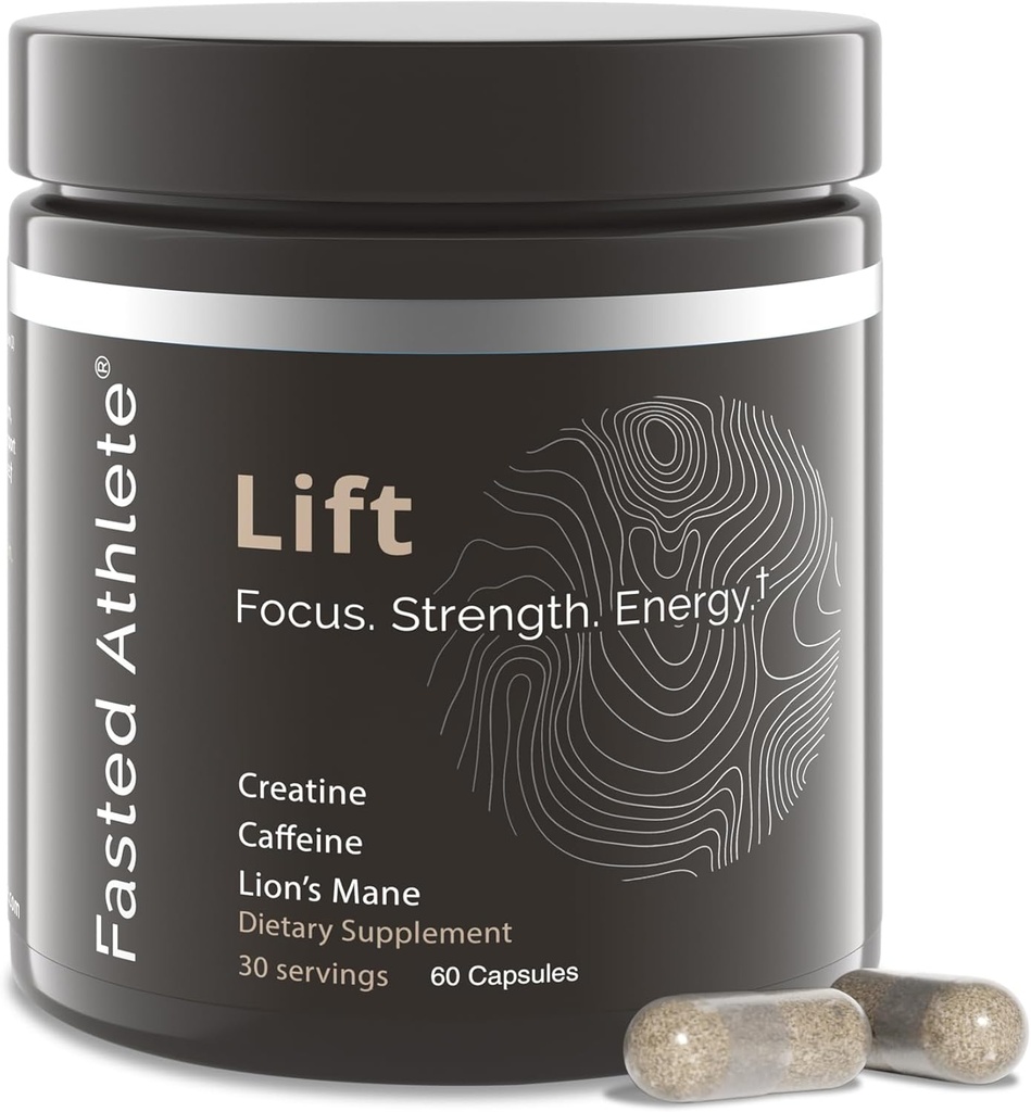 Levante de atleta ayunada ← Nootropic ← Lions Mane, Creatine, Caffeine ← Mushroom Suplemento ← Apoyos Focus, Memory, Energy, Brain Fog  60 cápsulas