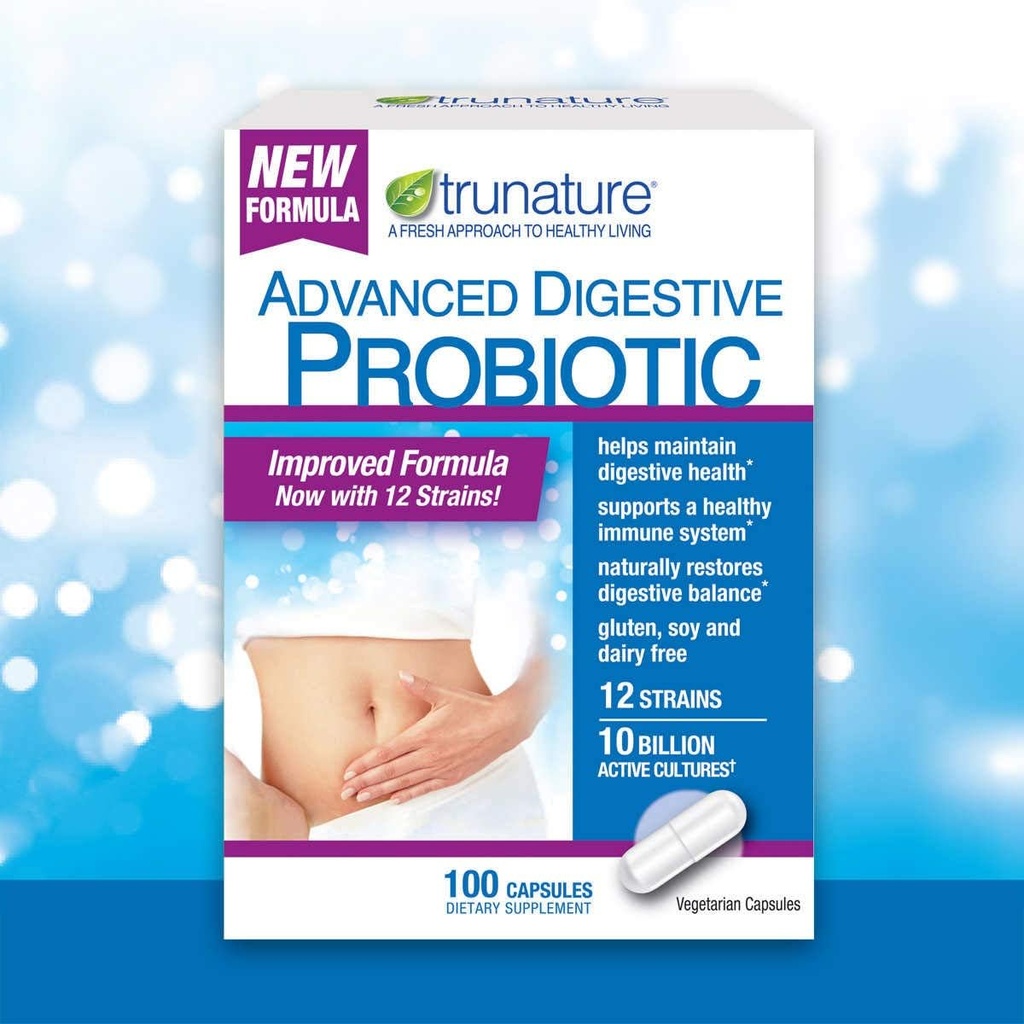 TruNature Digestive Probiotic Capsules, 100 Conde
