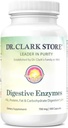 Dr. Clark Digestive Enzymes Supplement – 700mg, 100 Gelatin Capsules, Supports Healthy Digestion & Nutrient Absorption