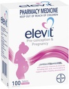 Elevit Pregnancy Multivitamin con Iodine 100 Tablets (100 Days)-Made en Alemania-Importado desde Nueva Zelanda