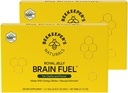 Beekeeper's Naturals B.LXR Brain Fuel - Memory, Focus and Clarity Liquid Formula, soporta Productividad Royal Jelly, Ginkgo Biloba, Bacopa Monnieri Keto Friendly, Gluten &amp; Caffeine-Free, 6 ct (2 Pack)