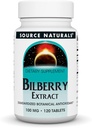 Fuente Naturales Extracto de Bilberry Antioxidante Botánico Estándarizado - 100 mg, 120 Tabletas