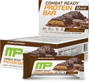 MusclePharm Combat Sport Bar, Chocolate Peanut Butter Cup, High Protein Bars, Combat Cravings, Fuel Performance " Meet Energy Demands, 20g Protein from Whey Protein, 5g Fiber, Gluten Free, 12 Bares