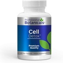 Profesional Botánicos Celular Detox Vegan Cell Cleansing &amp; Detoxification Suplemento - 60 Veg Capsules