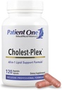 Pacientes One Cholest-Plex   Suplemento para apoyar el corazón y la salud vascular y el metabolismo de la lipídica saludable* Silencioso con RYR, CoQ10 y Más Silencio 120 cápsulas