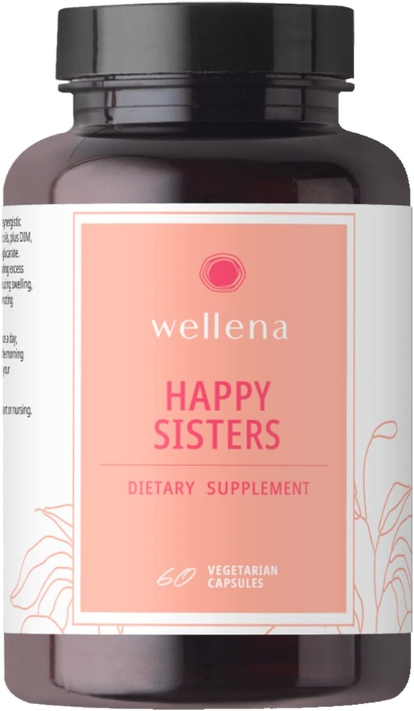 Wellena Suplemento de Magdalena ← Apoya Estrógeno Balance, Sistema linfático, &amp; Más! tención 60 cápsulas vegetarianas, suministro de 60 días