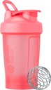 BlenderBottle Classic V2 Shaker Bottle Perfecta para Protein Shakes y Pre Workout, 20 onzas, Light Pink