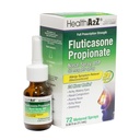 HealthA2Z® Allergy Relief, Fluticasone Propionate 50mcg, Nasal Spray, 24-Hour Allergy Relief, Nasal Decongestant, Dye Free, 72 Sprays (0.38 fl oz)