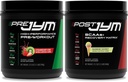 JYM Supplement Science PRE JYM 30 Servings - Strawberry Kiwi &amp; - Post-Workout with BCAA's, Glutamine, Creatine HCL, Beta-Alanine, and More Rainbow Sherbert Flavor, 30 Servings, 21.2 oz.