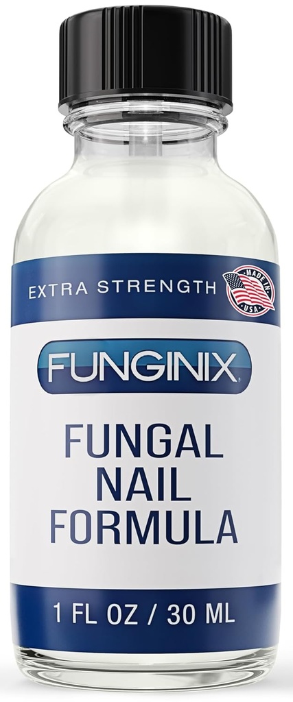 FUNGINIX Toenail Fungus Treatment Extra Strength - Antifungal Nail Treatment With 10% Undecylenic Acid &amp; Tea Tree Oil - Nourshed by 15+ Natural Oils & Botanicals - Made in USA (Packaging May Vary)