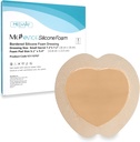 MedVance TM Silicona - Silicona Fronteriza Adhesivo Foam Dressing Sacral Tamaño 7"x 7" Caja de 5 apósitos