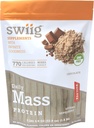 Swiig Mass Builder Protein Powder, Chocolate, Sin Ingredientes GMO, Sin Sabores Artificiales, Colores o Sweeteners, No Fillers, 3.3 libras