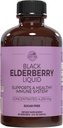 Country Farms Elderberry Liquid, soporta un sistema de inmunológico saludable, rico en antioxidantes, libre de azúcar, sabor Berry, 8 Fl Oz