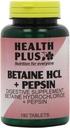 Salud Plus Betaine Hcl + Pepsin Digestive Health Supplement - 180 Tablets