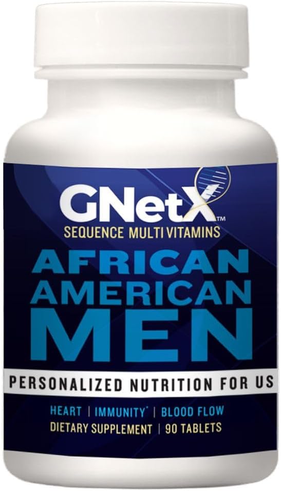 Multivitaminas de secuencia para hombres afroamericanos - Fórmula poderosa con vitamina C, zinc y vitamina D para soporte inmunitario y salud cardíaca