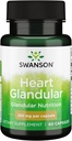 Swanson Raw Heart Glandular 250 Milligrams 60 cápsulas