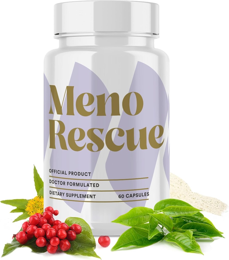 Suplementos de menopausia para mujeres - Alivio de Meno de Estadio para Flashes calientes - Apoyo hormonal para mujeres - Alivio de la menopausia completo - Soporte de menopausia para más de 50 - Happy Natural Harmony Formula