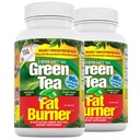 Nutrición aplicada Green Tea Fat Burner - 90 Liquid Soft-Gels, Pack de 2 - Aumenta Calorie Burning &amp; Supplies potentes antioxidantes - 90 Total Servings