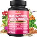 BMVINVOL Inositol Suplemento - Myo-Inositol y D-Chiro Inositol Ideal 40:1 Ratio - Plus Berberine, Cinnamon, Ashwagandha + 5 Más - 60 cápsulas