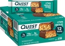 Quest Nutrition Crispy Chocolate Coconut Hero Protein Bar, 15g Protein, 1g Sugar, 3g Net Carbs, Gluten Free Protein Snack, Keto Friendly, 12 Cuenta