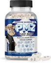 Potasio Magnesio Zinc - Fácil de Tragar - Magnesium Potassium Aspartate Support Vascular, Heart, Muscle & Nerve Health, 90 Vegan Capsules - Tri-Mineral Fusion Formula - por Bored Nutrition