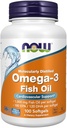 AHORA Suplementos, Omega-3 180 EPA / 120 DHA, Molecularmente Destilado, Cardiovascular Support, 100 Softgels