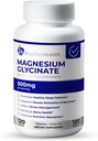 Magnesium GLYCINATE 500mg ← High Absorption TEN 100% Chelated ← Soportes Bone Health &amp; Muscle Recovery TEN 120 Capsules - 4 Month Supply