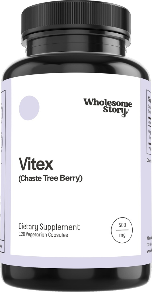 Historia entera Suplemento Orgánica Vitex Chasteberry para Mujeres Silencioso Saldo hormonal, Fertilidad Apoyo " Período Regulación Silencio Vitex Berry Agnus Castus Extracto Silencio 120 Capsules ← Chaste Tree Berry