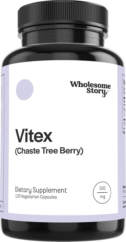 Historia entera Suplemento Orgánica Vitex Chasteberry para Mujeres Silencioso Saldo hormonal, Fertilidad Apoyo " Período Regulación Silencio Vitex Berry Agnus Castus Extracto Silencio 120 Capsules ← Chaste Tree Berry