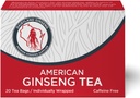 Dairyland American Ginseng Tea Bags م国茶 (20 ct) - Premium Wisconsin Ginseng Tea - Non-GMO, Gluten Free