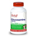 Schiff Glucosamine 1500mg Plus MSM 1500mg y ácido hialurónico, 150 tabletas - Suplemento Conjunto
