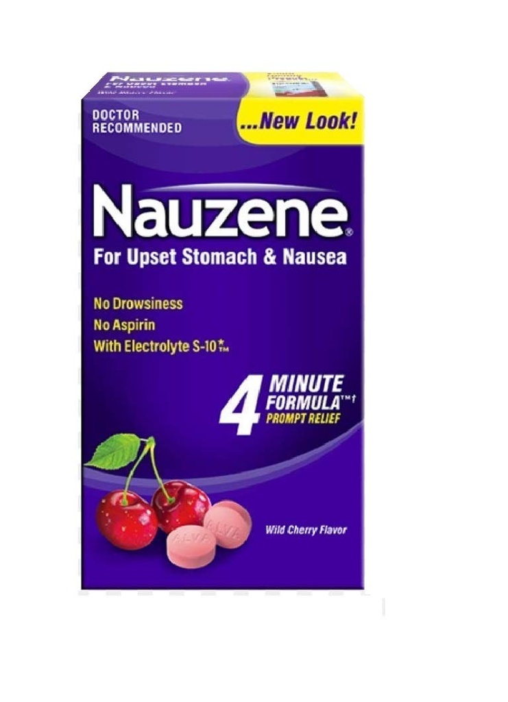 Nauzene Chew Tabs Tamaño 40ct - Pack of 1