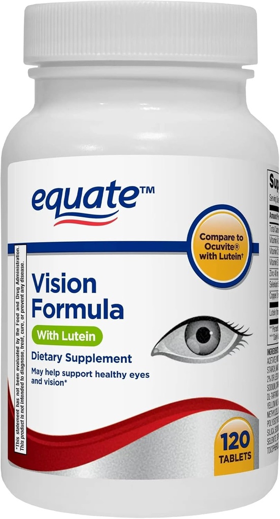Jogi Vision Fórmula con Lutein Tablets Suplemento dietético,1 Tabla por día 120 Cuenta
