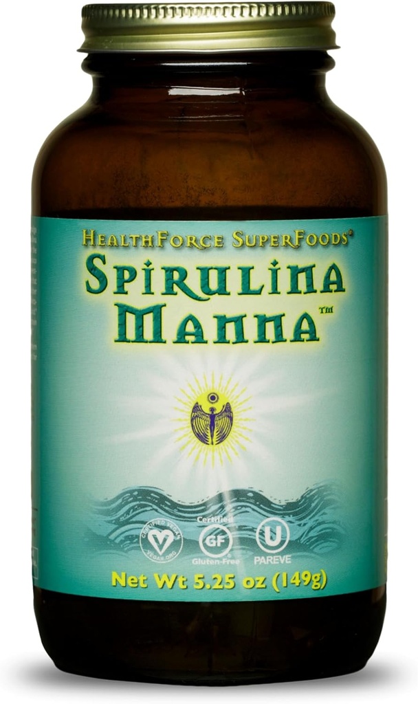 HealthForce SuperFoods Spirulina Manna - Powder - 5.25 Oz