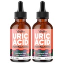 Liposomal Uric Acid Drops, Tart Cherry Supplement with Celery Seed & Boswellia Extract – Muscle, Detox, Joint and Kidney, Uric Acid Cleanse Liquid Supplement – 4 FL OZ (2 Bottle)