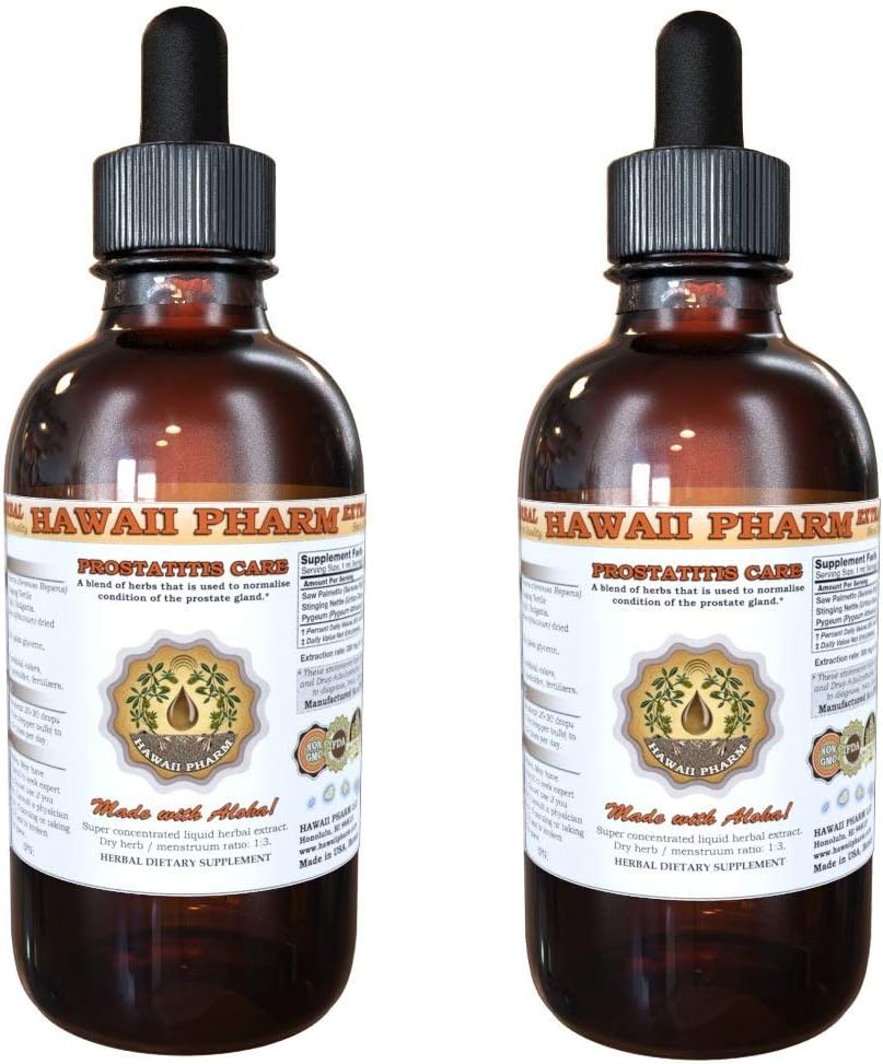 Apoyo a la próstata Suplemento dietético: Pygeum (Pygeum Africanum) Bark, Saw Palmetto (Serenoa Repens) Berry, Stinginging Nettle (Urtica Dioica) Leaf Tintura (Extracto líquido basado en alcohol) 2x2 oz