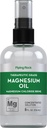 Piping Rock Pure Magnesium Oil Spray Silencio 8 Fl Oz ← Magnesium Chloride Brine ← Solución Concentrada Líquida ← Terapéutica Grado ← Non-GMO, Gluten Free