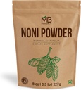 MB Herbals Noni Powder 8 oz Silencio 227g (0.5 lb) Silencio Mezclas fácilmente con Smoothies Juices Silencio No Preservatives ← Gluten Free ← 45 Servings per Pack